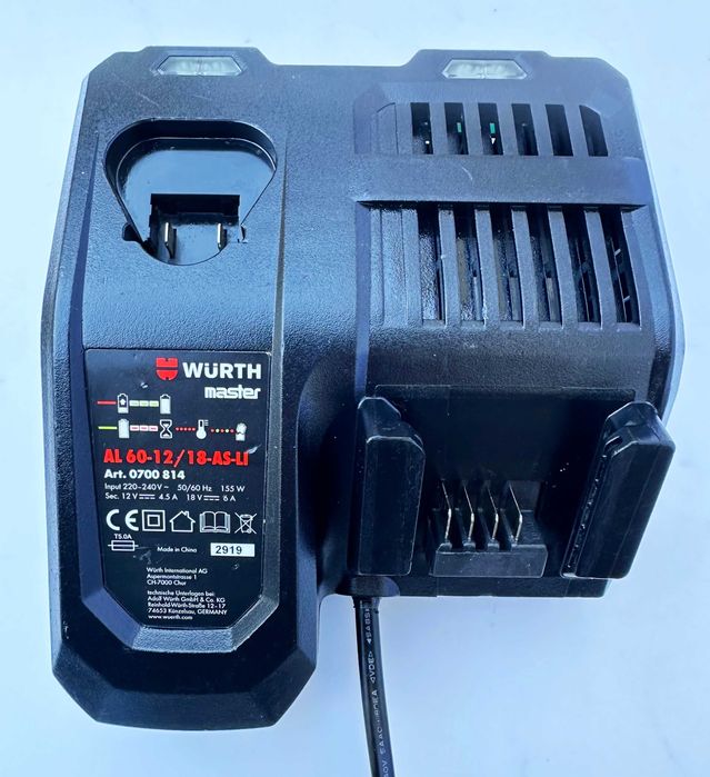 Wurth AL 60-12 / 18-AS-Li - Комбинирано бързо зарядно