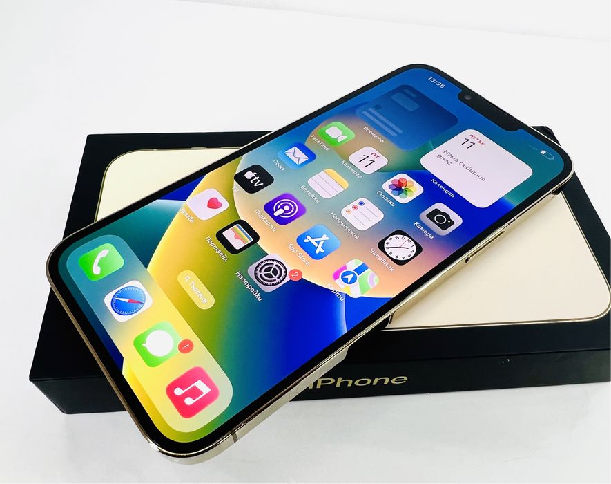 Apple iPhone 13 Pro Max 128GB Gold Перфектен! Гаранция!