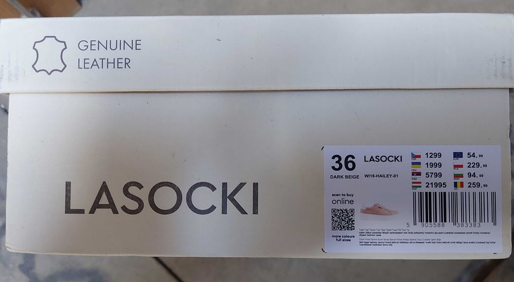 Дамски обувки естествена кожа, 36