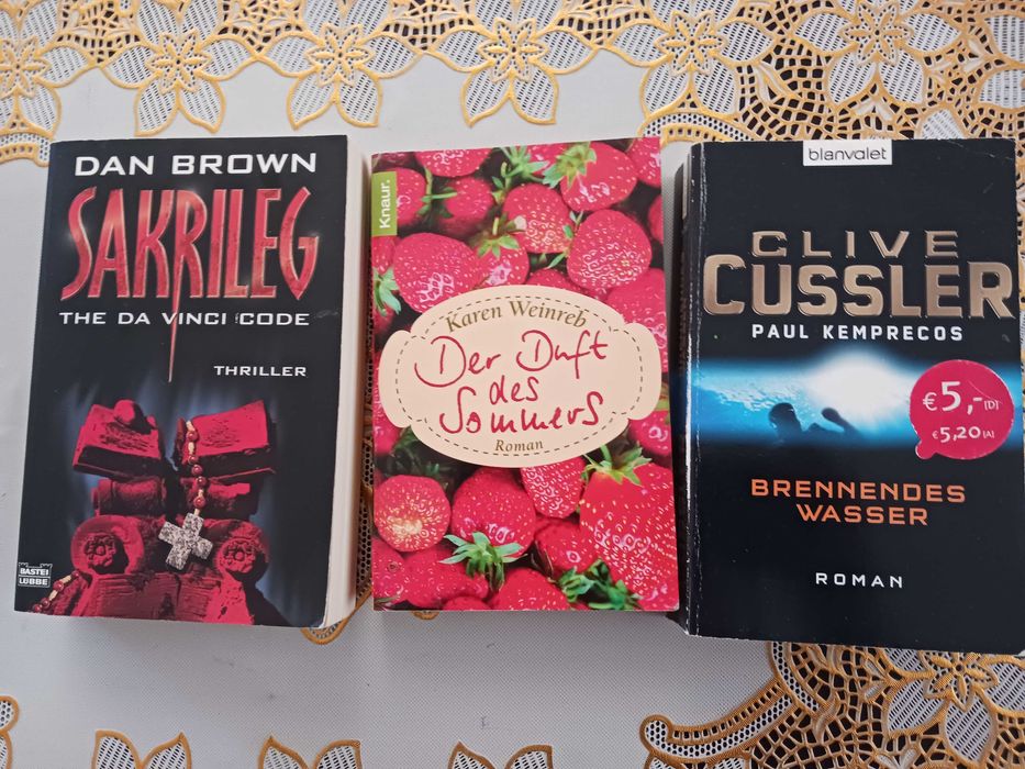 Учебници  и художествена литература на английски език и на немски език