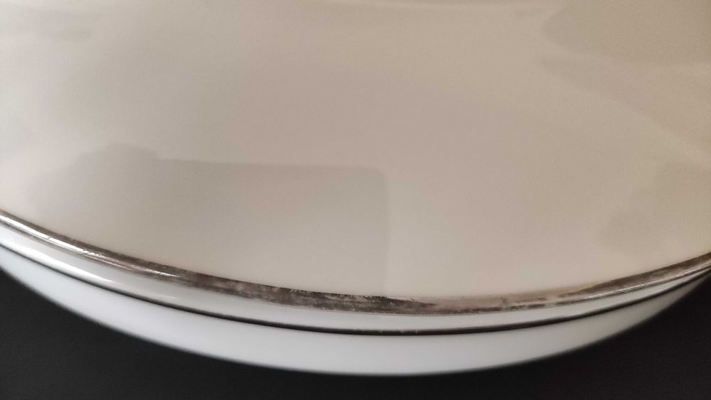 Немски порцеланов супник платинен кант