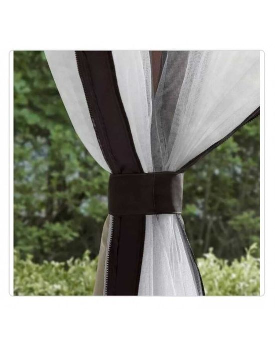 Градинска шатра с двоен покрив