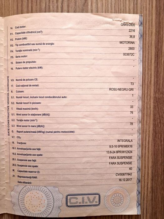 Tym T503,4x4 cu incarcator frontal original