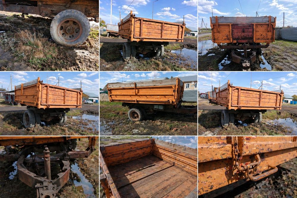 МТЗ 80 и ЮМЗ 6 .