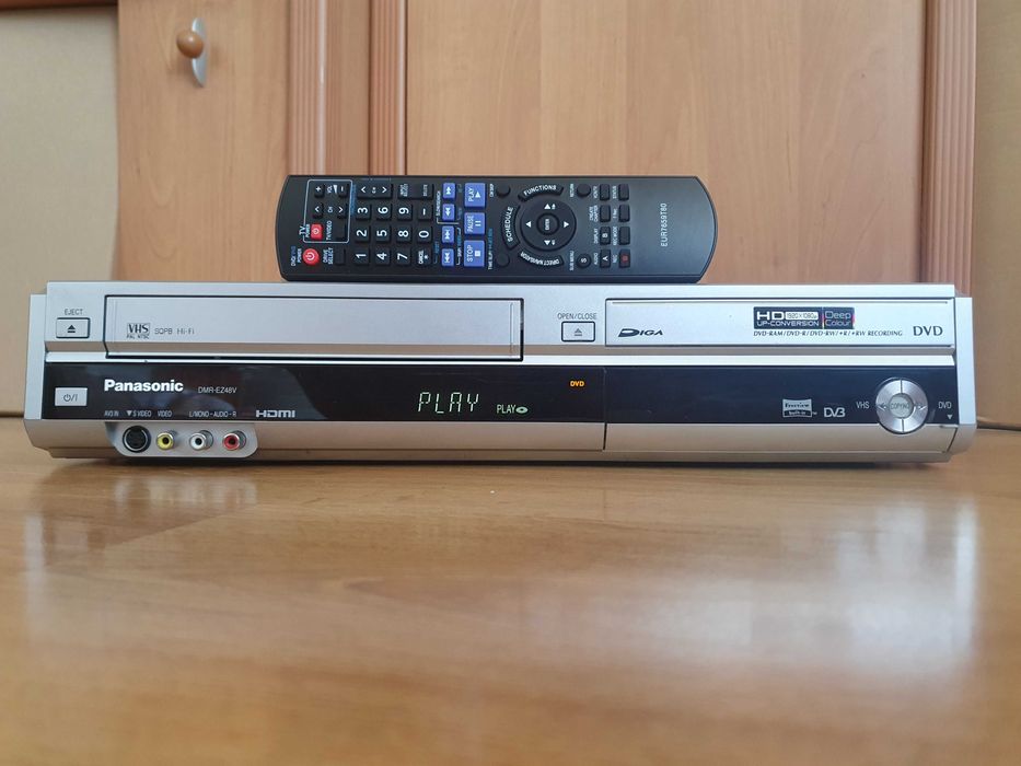 Panasonic DMR-EZ48 VHS-DVD recorder HDMI 1080/HD