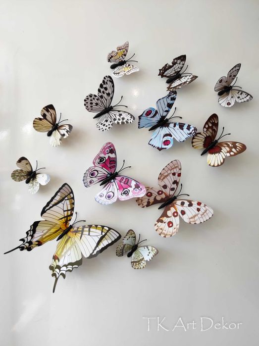 3Д пеперуди/стикери