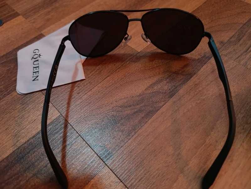 Ochelari de soare GQUEEN polarizați UV400 - Unisex - Cu husă și accesorii