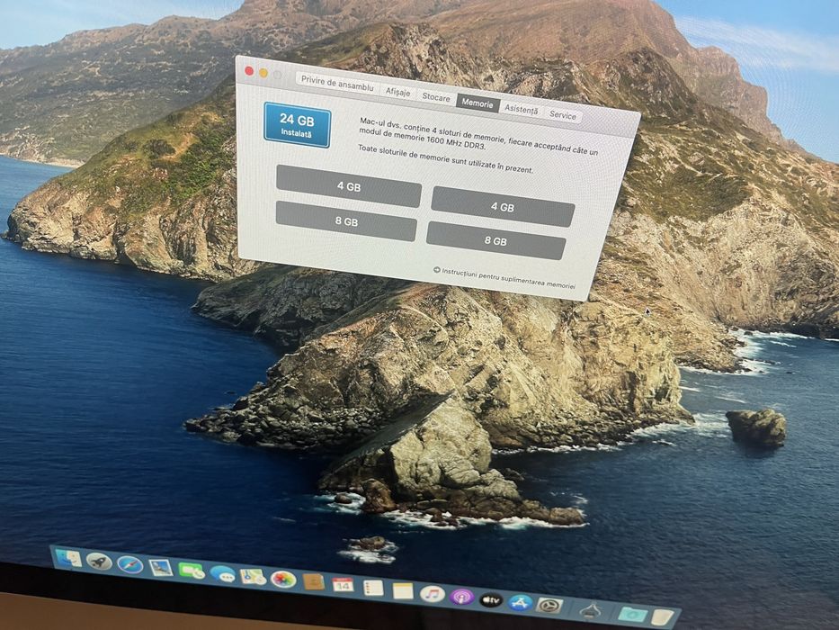 imac a1419 emc 2639 27 inch 2013 3,4Ghz i5 ssd 256gb 24gb ram 1600Mhz