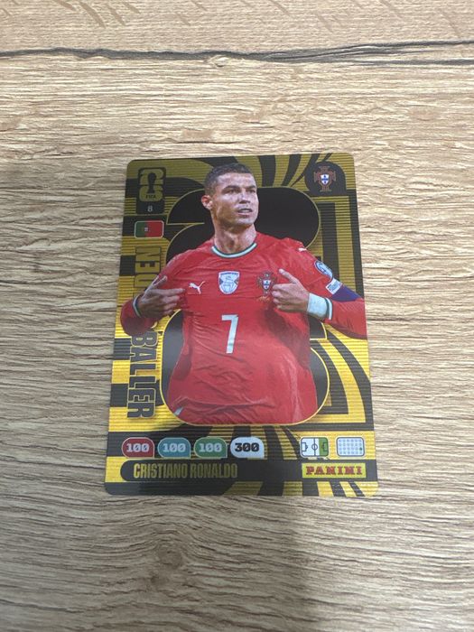 Panini World Cup 2026 XL Adrenalyn Golden Baller Ronaldo