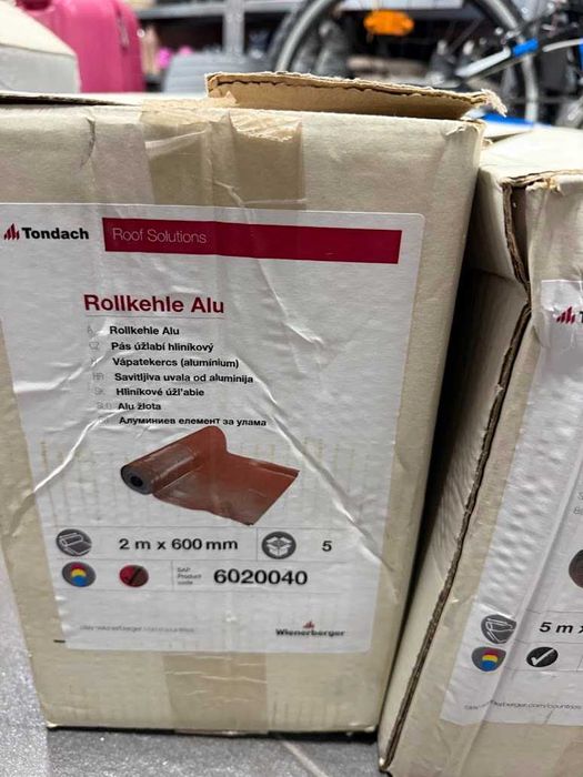 лента било,Надулучна пола,Алумин. улама Tondach Wienerberger