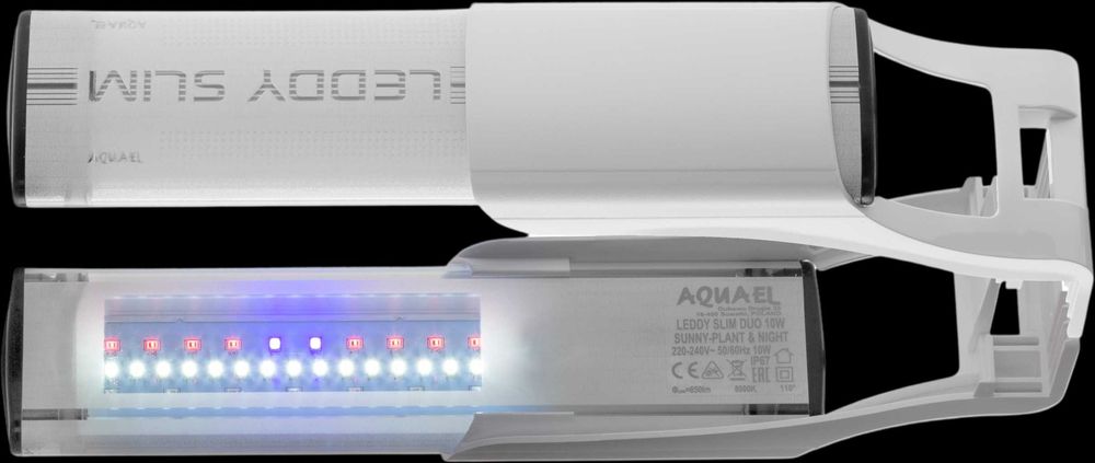 Lampa LED pt acvarii, Aquael, Leddy Slim Duo, 10W 20-30cm Black Friday