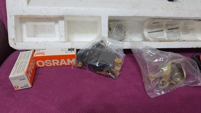 Set proiectoare ceata OEM Bosch Pilot 150 pentru mașini clasice vwgolf