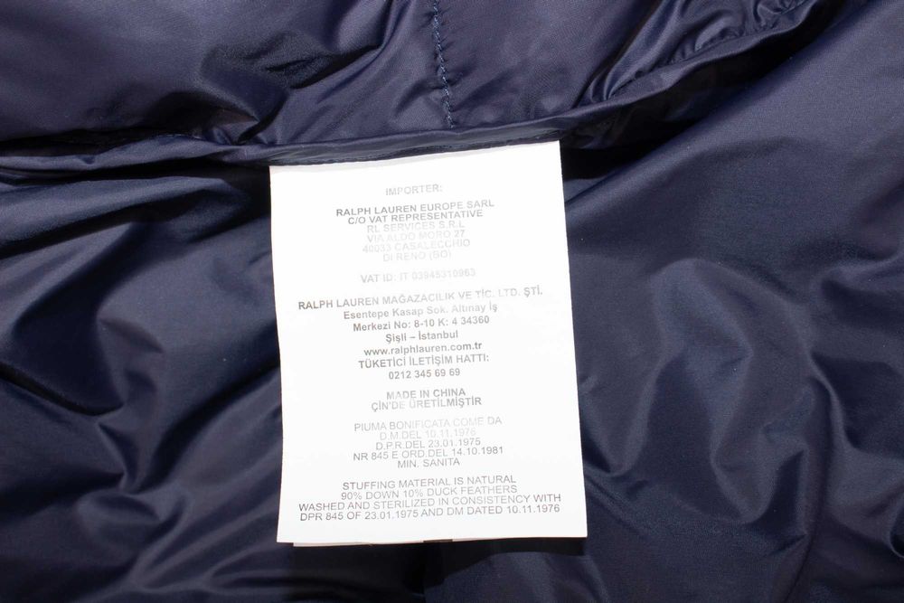 Ralph Lauren Loft Puffer оригинално дамско пухено яке синьо парка S