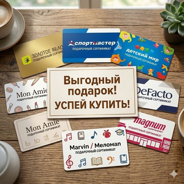Подарочные сертификаты