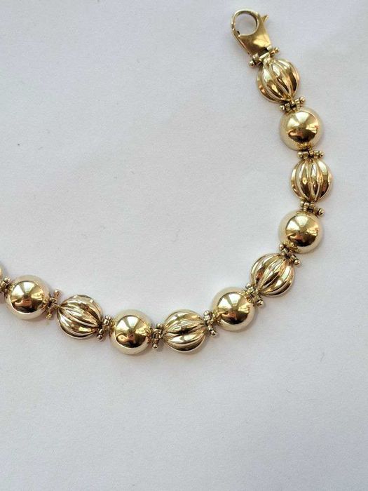 браслет золотой  желтое золото женский коробка в подарок