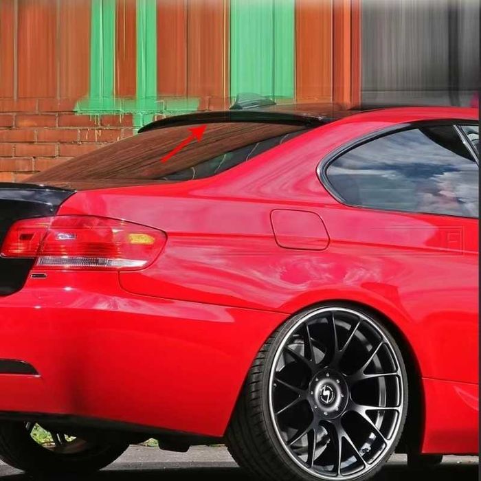Eleron Luneta Lip Spoiler Geam BMW Seria 3 E92 Coupe, Negru Lucios