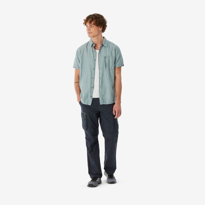 Pantalon de drumeție Nh500 albastru - produs resigilat Decathlon
