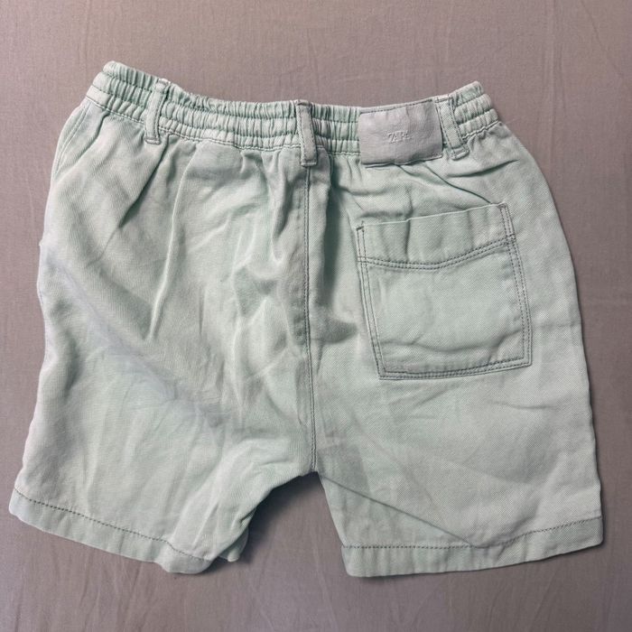 Pantaloni scurți cu buzunare bleu, Zara, mărimea 2-3 ani