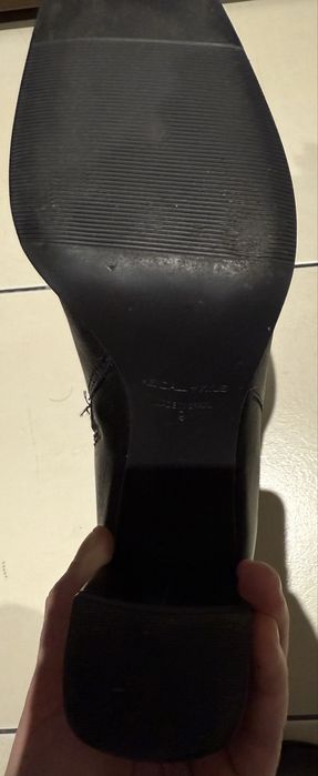 Botine Ghete Kendall+Kylie piele negru marime 9US/ 39-40EU