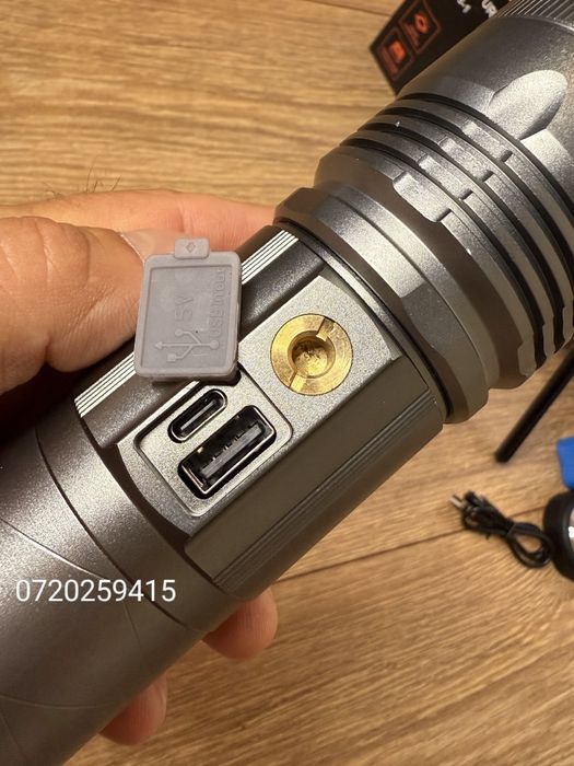 Lanternă ultra-puternică cu led tip laser profesionala SP-38-1