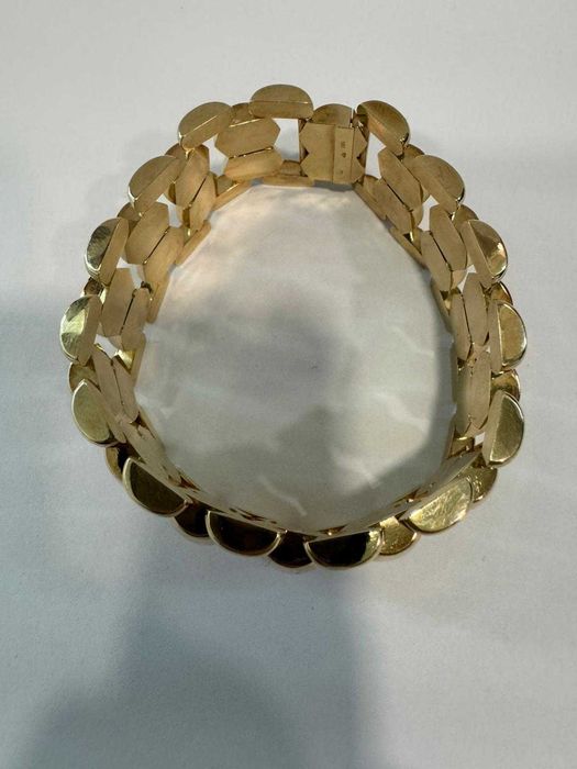 (Ag41) Bratara aur masiva 14K  B5764 - Ridicare din agentie