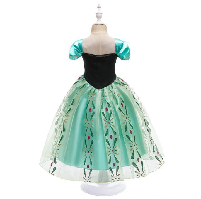 Ефирна Рокля На Принцеса Ана от Замръзналото Кралство + ПОДАРЪК Корона