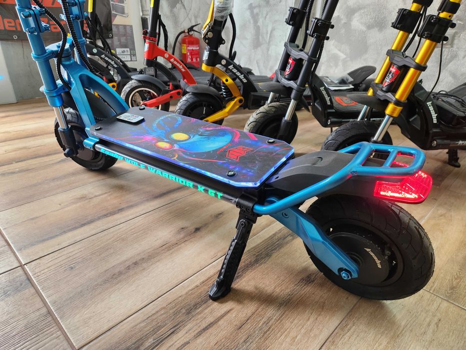 Разпродажба Kaabo Wolf Warrior X GT 2x1100w Custom Blue+Color Deck