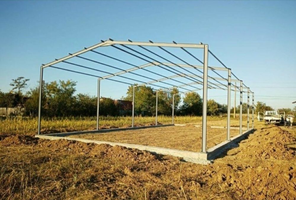 Halei metalice la pret de producator din profile