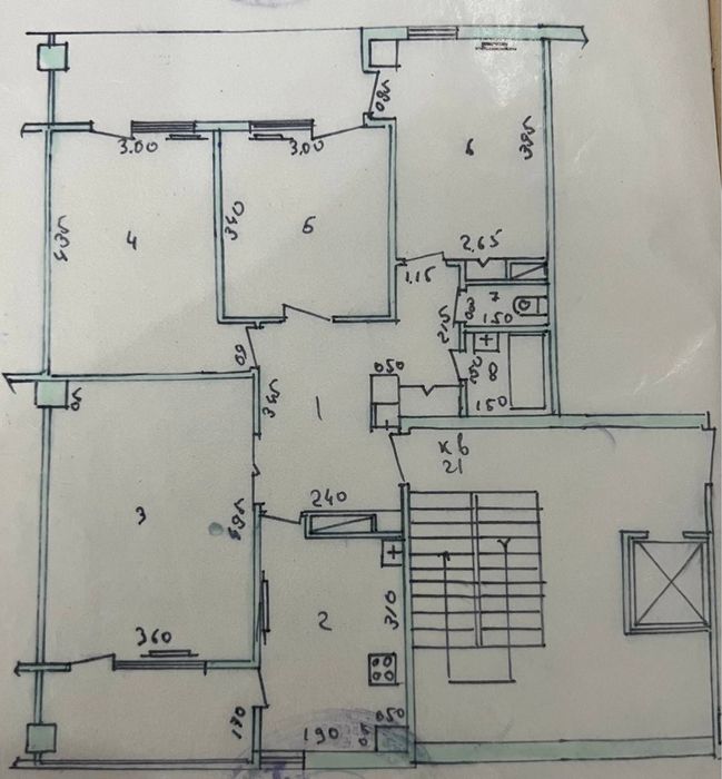 Проданься 4х ком. квартира, 91м2. На Ц-4. Вторая линия. Юнусабадсктй р