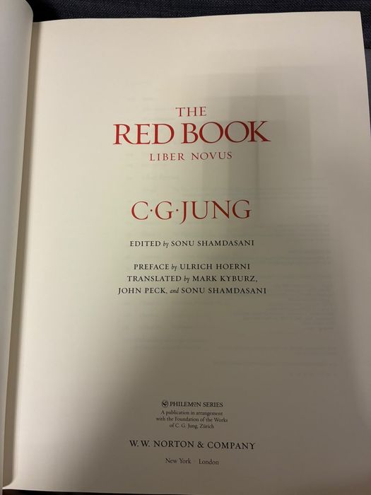 C.G. Jung – The Red Book (Liber Novus) | Ediție mare ilustrată | Hardcover | W.W. Norton