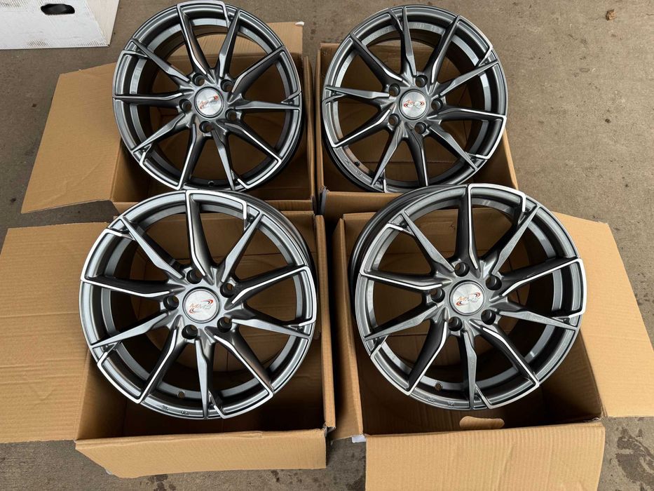 4 бр. чисто нови алуминиеви джанти VOG 16'' 5x114.3 ф67.1 ET35, 6.5J