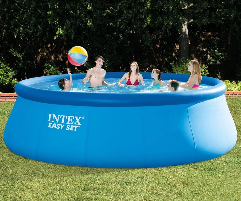 Надуваем басейн INTEX Easy Set, 457 х 122 см. с филтърна помпа
