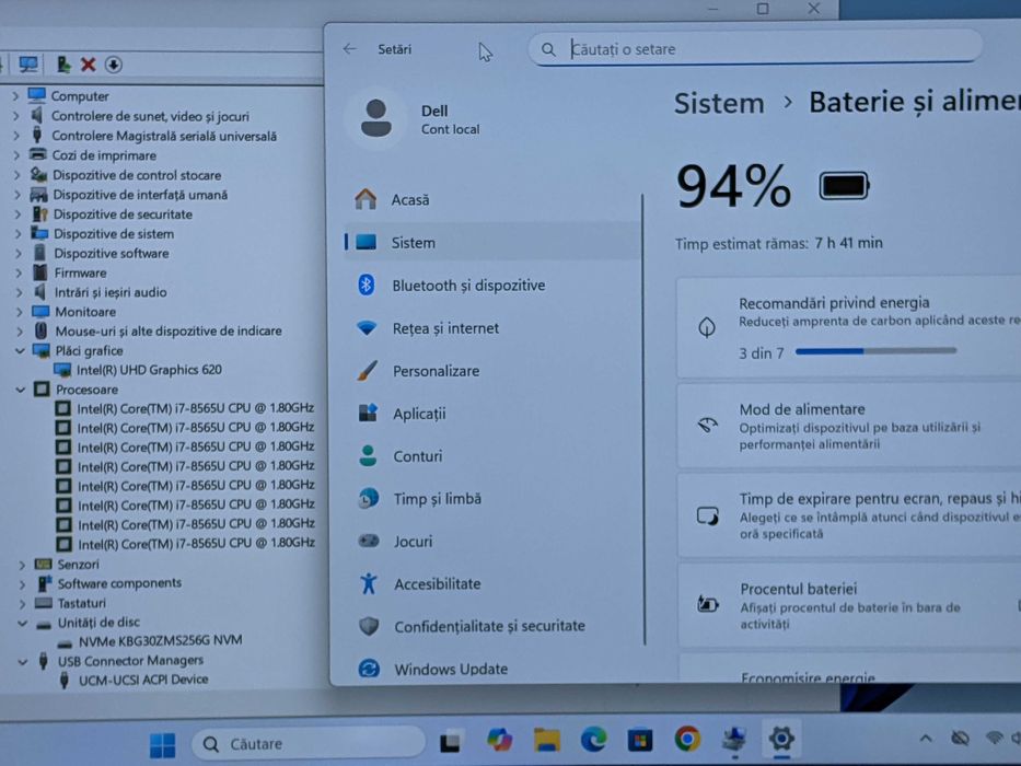 Laptop Dell Inspiron 14 5000 5482 2-in-1, intel core i7-8565U, display 14 Fhd cu touchscreen