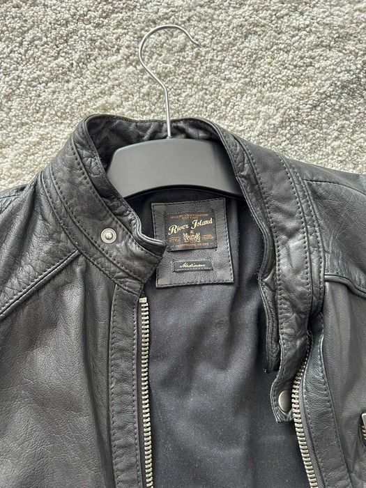 Geaca piele biker