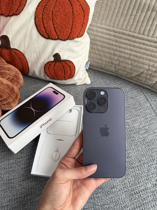 Iphone 14 pro deep purple 128 GB като нов