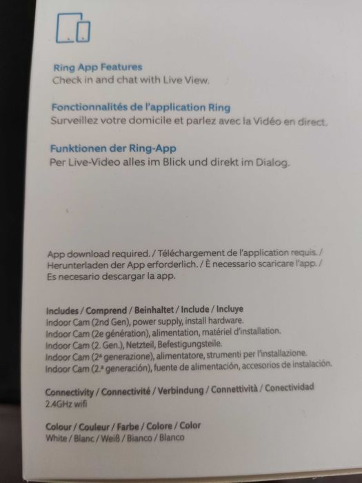 Умна Камера за видеонаблюдение Ring HD2