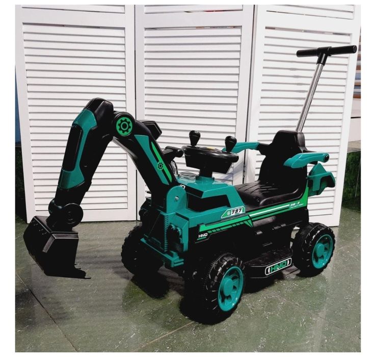 Детский электромобиль экскаватор — мечта маленького строителя!