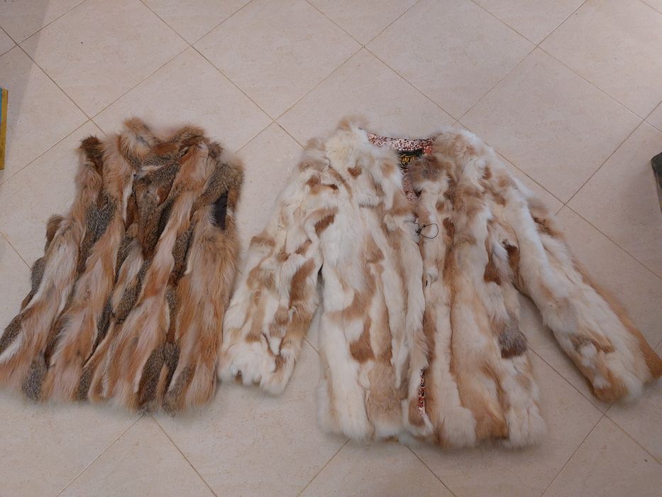 Палто заек и елек лисица