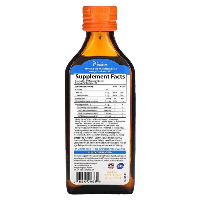 Carlson Fish Oil kids. carlson omega 3 Омега рыбий жир, натуральный ап