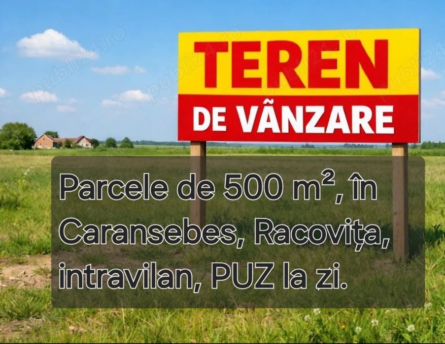 Teren de vanzare in Caransebes,  Racovita.