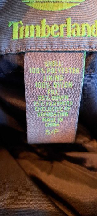 Грейка Елек Размер S Timbarland Черен Пухенка Пух Унисекс Мъжка Дамска