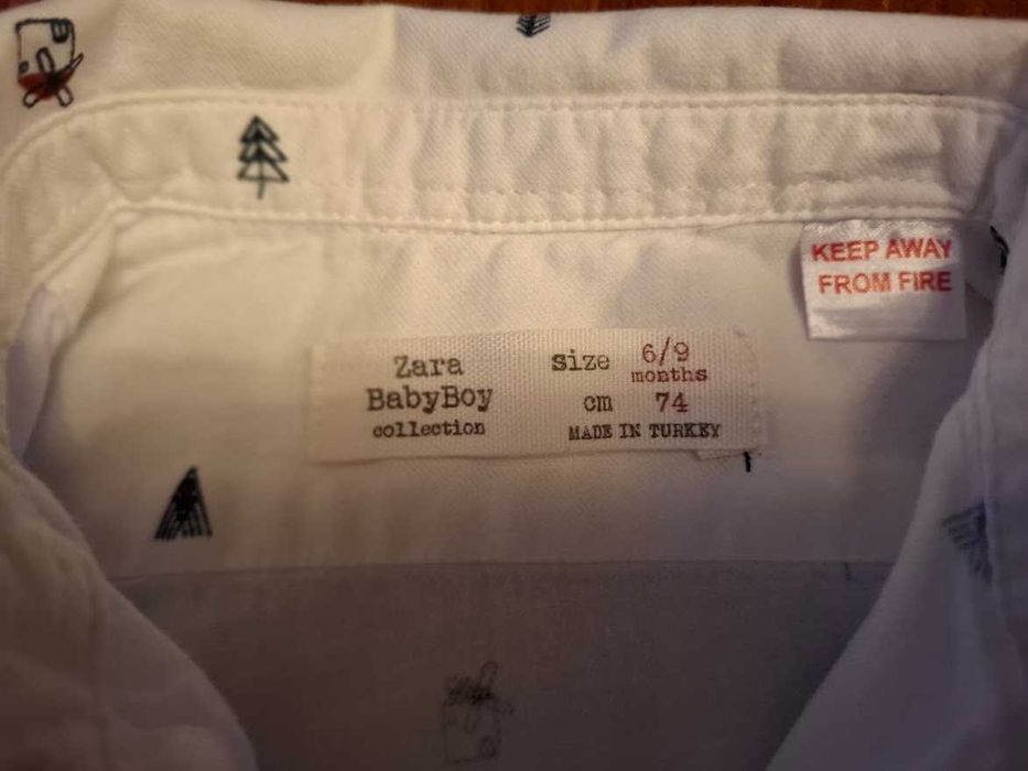 Бебешка риза ZARA, размер 74