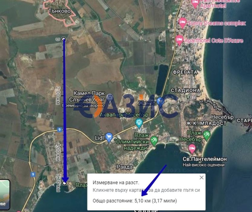 Продава се Парцел в с. Тънково, Област Бургас - 12000 кв.м за 6 €/кв.м - Снимка #1