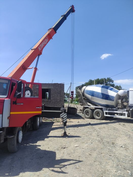 Услуги автокрана кран бадья