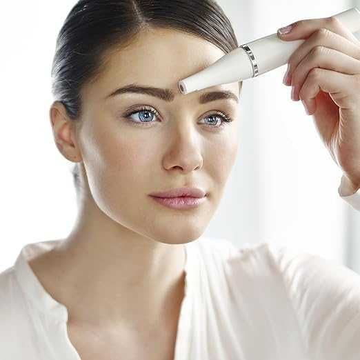 Епилатор за лице Braun - Face 810, 1 степен, 3 приставки, бял