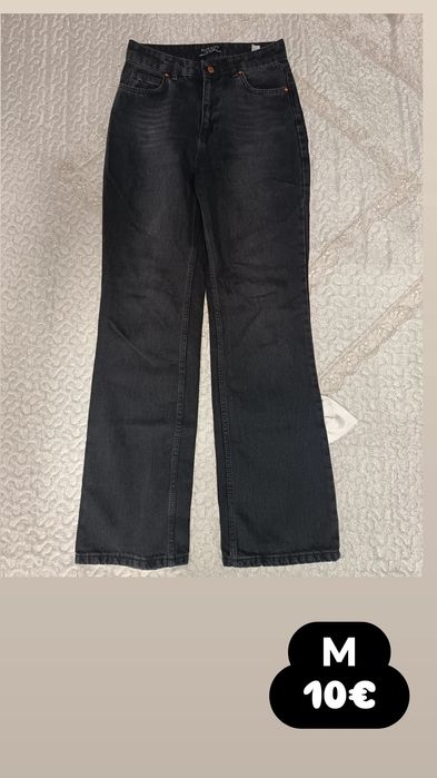 Дамски сиви дънки