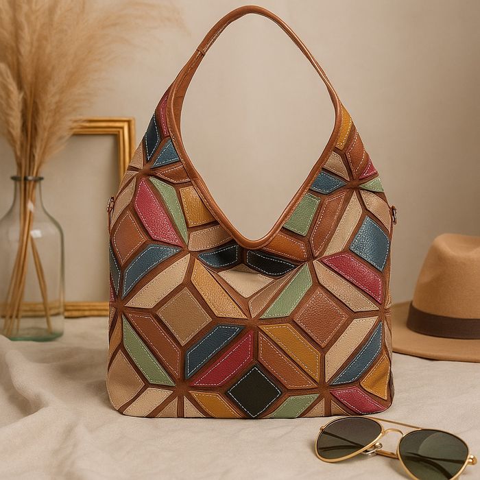 Дамска чанта -пачуърк дизайн