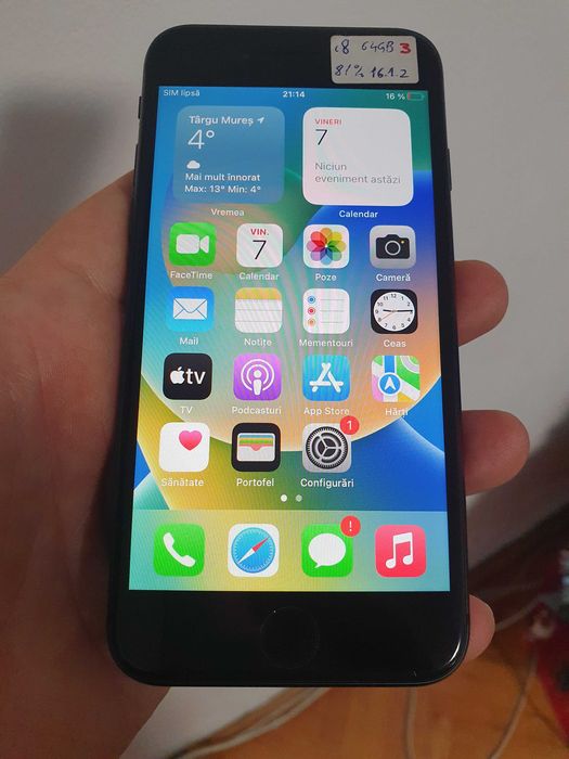 iPhone 8 original stare foarte buna