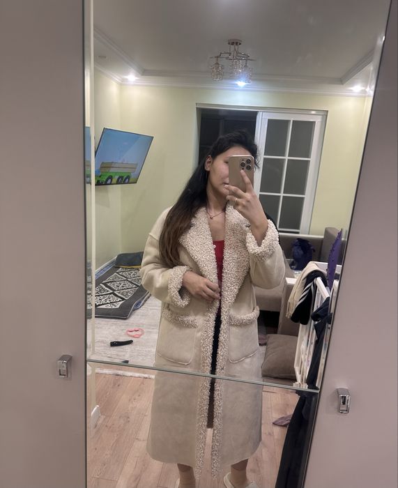 Шубка тэдди двусторонняя