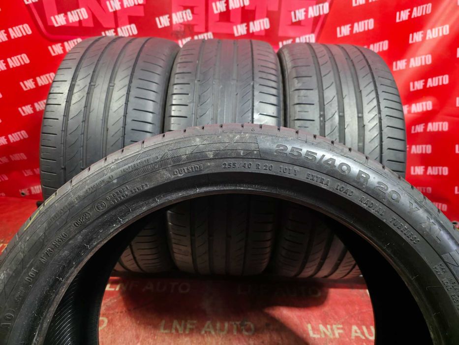 Anvelope de VARA - 255/40/20 - Continental - 5.59 MM - DOT 2022 !